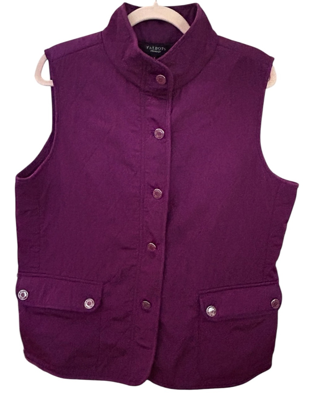 EUC Plum Purple Talbots Vest